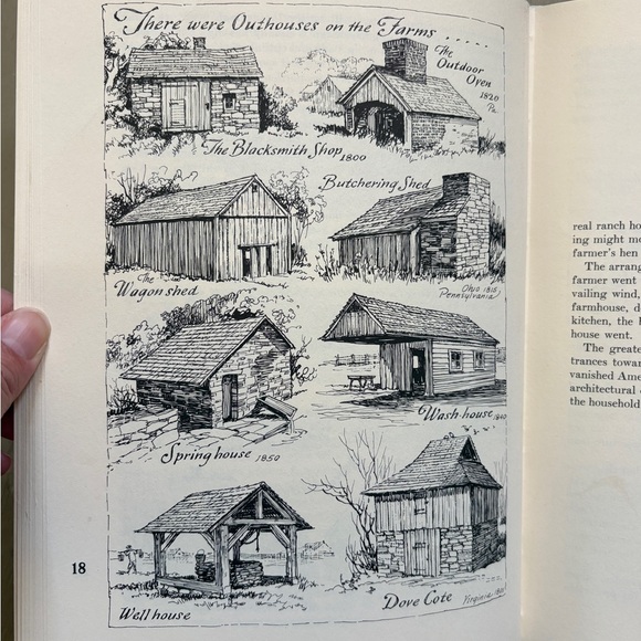 Other - 1955 Our Vanishing Landscape Architecture Churches Sheds Farmland Illustrated